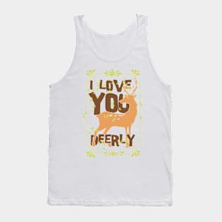 i love you deer Tank Top